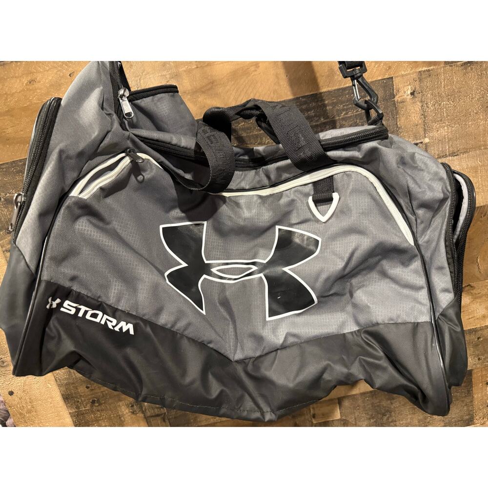 Under Armour Duffle Bag- Black/Silver